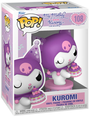 FUNKO POP Hello Kitty Kuromi 20th Kuromi with Cake 108